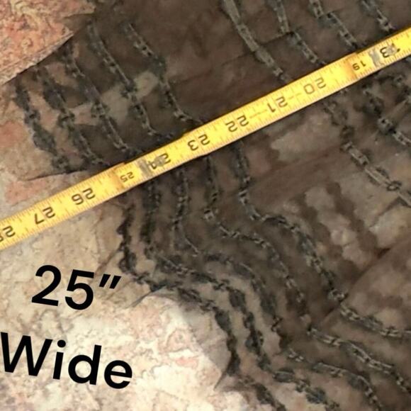 Antique Edwardian Lace & Silk Mourning Cape Victorian Tassel Trim 1900s Vintage - Picture 14 of 16